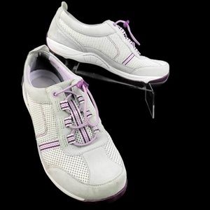 Dansko Women's Sneakers Sz US 10 Helen Grey Purple